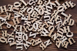 Lettres de l'alphabet - orthographe