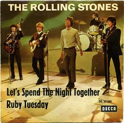 Album des rolling stones Let's spend the night together