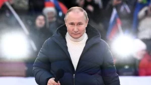 Vladimir Poutine en doudoune
