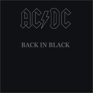 ACDC Back in Black cover