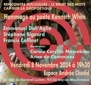 Hommage à Kenneth White 8 novembre 2024