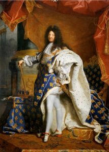 Louis XIV en costume de sacre, par Hyacinthe Rigaud, 1701