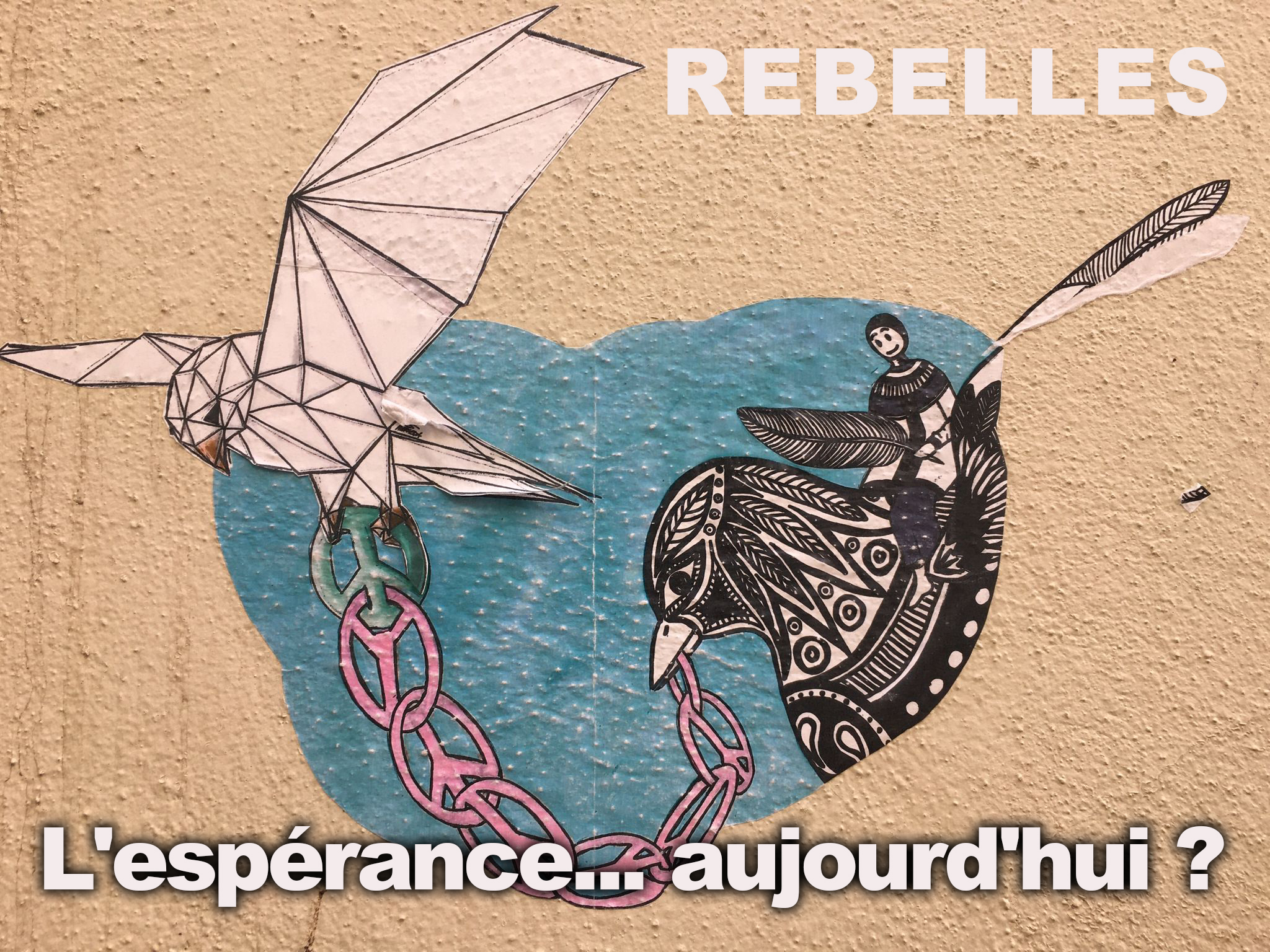 Hommage à Jean-Luc Maxence Attelage de Paix © photo Eric Desordre sur les murs de Sete