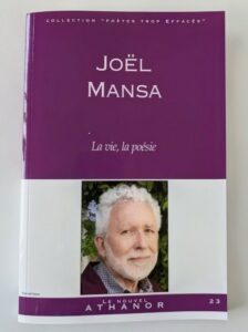 La vie, la poésie Joël Mansa Le Nouvel Athanor 2026