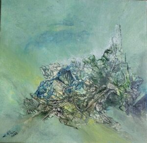 Adoration Colette Klein huile sur toile