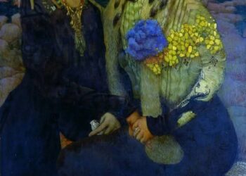 Sapho Gustav Adolf MOSSA huile sur toile
